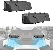 UTV Windshield Vents for Polaris RZR General Ranger, Can-Am Maverick Commander, Honda Pioneer, Kawasaki Teryx KRX Mule, Yamaha Accessories, for Hard-Coated Polycarbonate Windshields (2PCS)