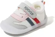 [kuner] Comfortable Sneakers for Baby Boys Girls Lightweight Non Slip Toddler First Walking Shoes