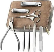Healeved Manicure Tools Nail Clippers Kit 8-in-1 Nail Trimming Kit Toe Nail File for Ages