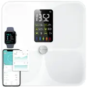 Lescale F4 Household Smart Body Fat Scale - Precision Health Tracking for Your Family White