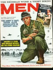 MAG: MEN 1962 MAY-ROBERT BLOCH/WILLIAM ARD-PULP-WW II-COHEN VG
