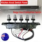 4/5 Push Button Kitchen Hood Switch Universal Attachments Replace Control Board