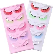 IWOWHERO Fake Eyelashes Pack for Women 2 Boxes of False Lashes Extensions Easy Application