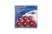 SupaTool Down Light Installation Kit (9 Piece Set) (Red/Black) (27.5 x 29 x 3cm)