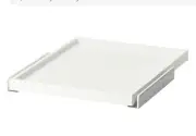 IKEA KOMPLEMENT Pull Out Tray Closet Storage Organizer White 19 5/8x22 7/8"