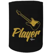 Alcohol Stubby Holder - Guitar Player Music - Funny Novelty Birthday Gift Joke Beer Can Bottle