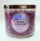 NEW Bath & Body Works WINE CELLAR Scented 3-Wick Candle Apple Fig
