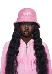 [Dolls Kill x Bratz] Bunny Boo Mohair Hat- Pink
