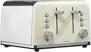 [Daewoo] Cream 4 Slice Toaster