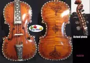 Deluxe fancy Norwegian fiddle song maestro 15 1/2" viola 4*4 strings viola#10258