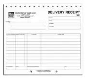 1000 Delivery Receipts 2 Part Carbonless / NEBS/Deluxe # 5052-2