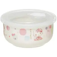 在飛比找Yahoo奇摩購物中心優惠-小禮堂 Hello Kitty 陶瓷微波保鮮碗 附蓋 陶瓷保