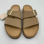 Birkenstock New w/ Box Almina Papillio Sandcastle Nubuck Leather Reg Select Size