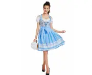 Adult Blue Bavarian Beer Maid Costume