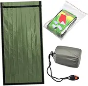 Toddmomy Thermal Survival Travel Bag Lightweight Cold Sleeping Bag for Outdoor Adventure