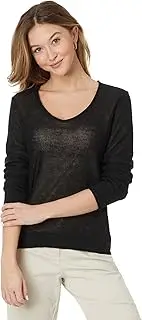 [Tommy Bahama] Women's Cedar Linen Ls V-Neck