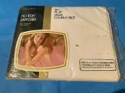 No Iron Percale White Flat Double Bed Sheet 81"x98" 186 Count