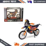 Bburago 1:18 Scale KTM 450 Dakar Rally 2019 Red Bull #1 Diecast Motorbike Model