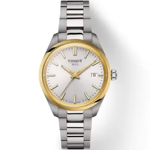 【TISSOT 天梭】官方授權 PR100 簡約女錶-34mm 母親節禮物 送行動電源(T1502102103100)