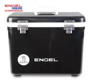 Engel 19qt Leak-Proof, Air Tight, Hard Sided Cooler / Lunchbox Black