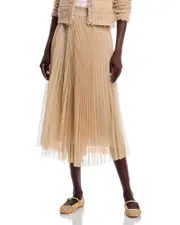 Fabiana Filippi Pleated Tulle Skirt