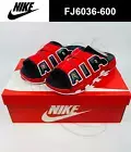 Nike Air More Uptempo Slide University Red Black FJ6036-600 Men's