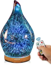 280Ml Essential Oil Diffuser,Aroma Ultrasonic Humidifier with Remote Control,...