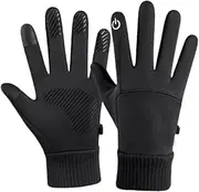 [Pichcppo] Winter Gloves for Men Women, Cold Weather Waterproofwith Gloves Touch Screen Fingers