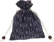 CAXUSD Chinese Style Jewelry Bag: Drawstring Pouch Soft Fabric Pocket Travel Makeup Organizer For Bracelets Necklaces Earrings Storage Packaging