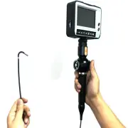 4mm 4-Way Articulating borescope for Aircraft PT6 Jet Turbine Engine inspection