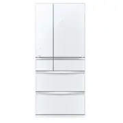 Mistubishi Electric 700 Litre Multi-Drawer Glass Refrigerator - White