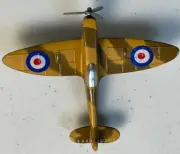 Dyna Flites Spitfire IX A119 WW2 Military Die Cast Brown Camo SPY Plane