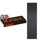 Bones Reds Skateboard Bearings + Mob Griptape Grip Sheet