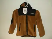 Rokka&Rolla Boys' Sherpa Fleece Lined Zip-Up Jacket Hooded Winter Coat Small 6-7