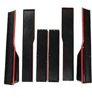 2m Car Side Skirt Extensions Rocker Splitter Side Skirts Lip Compatible for Subaru WRX STI Impreza BRZ Legacy Outback All Models Body Kit