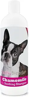 Healthy Breeds Chamomile Soothing Dog Shampoo & Conditioner with Oatmeal & Aloe for Boston Terrier - Over 100 Breeds - 8 oz - Gentle for Dry Itchy Skin - Safe with Flea Topicals