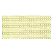 Adhesive Ruler, 10Pcs 0-25cm Measure Tape Sticker Clear Background Black Text