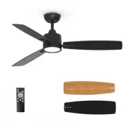 52 Inch Ceiling Fans with Lights Led Remote Control Flush Mount Low Profile f...