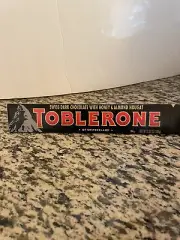 Toblerone Swiss Dark Chocolate Candy Bars W/ Honey And Almond Nougat 3pk 3.52oz
