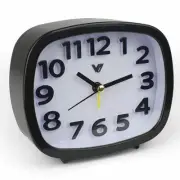 NEW Abigail 3D Number Alarm Clock, Black, 12cm