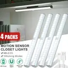 36/48 LED USB Cabinet Light Motion Sensor Kitchen Closet Cupboard Night Lamp Bar