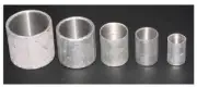 2x Williams Mining THREADED CONDUIT STRAIGHT COUPLING Galvanised,Grey-20 Or 25mm