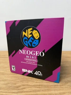NEOGEO Mini International Classic Edition SNK 40th Anniversary Brand New Sealed