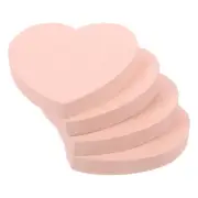 4 Books Adhesive Massage Pads Heart Memo Pads Portable Notepad Note Pads for