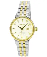 Seiko Presage Cocktail Time White Lady Diamond Accents SRE010J1 50M Ladies Watch