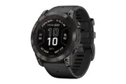 Garmin Fenix 7X Pro Sapphire Solar Smart Sports Watch (Carbon Grey DLC Titanium with Black Band, 51mm)
