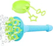 Trumpet Bubble Blower, Funny Toy Trumpet Bubble Pipe Set, Bubble Blower with Tray and 2 Bubble Wands, Reusable Bubbles Maker for Kids, for Gardens, Parks, Playgrounds