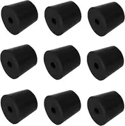 10pcs Non Slip Conical Rubber Feet Pads for Furniture Noise and Vibration Reduction Durable Protection for Washing Machines Dryers and Appliances