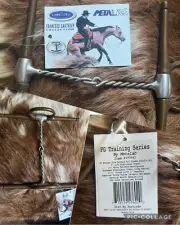 Bit~FG - Francois Gauthier Training Series~FG Antique Twisted Full Cheek Snaffle