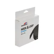 Moroday 25mm x 5m Black Reusable Hook And Loop